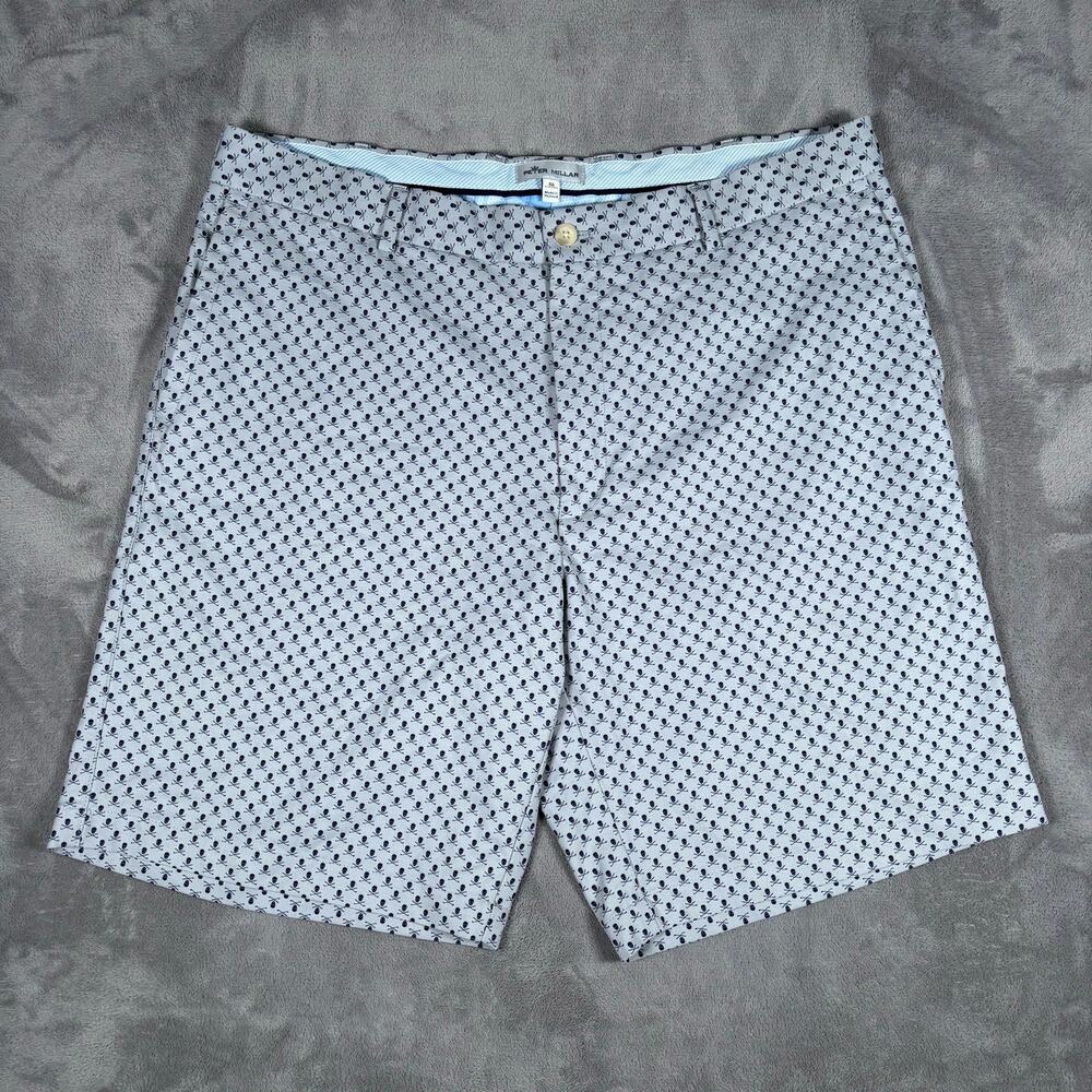 Peter Millar Skull Golf Club Print Performance Shorts Men’s Size 36 Stretch 9”